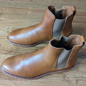 NEW Allen Edmonds Leather Denali Chelsea Boot - Cognac, Size 11